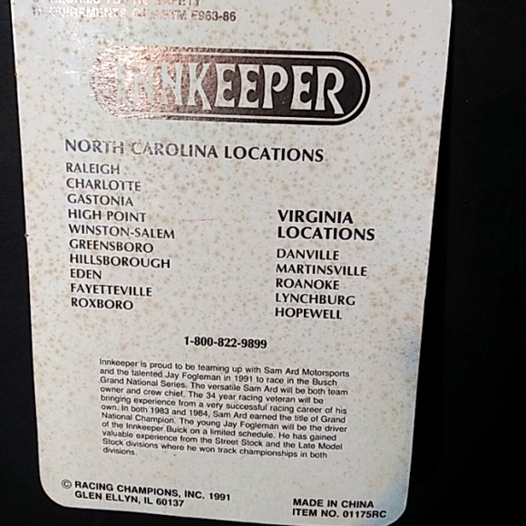 Autographed Jay Fogleman Grand National number #5 - Picture 4 of 4